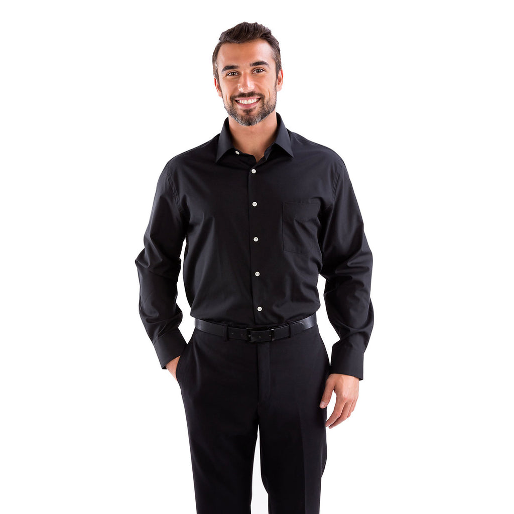 van heusen black dress shirt