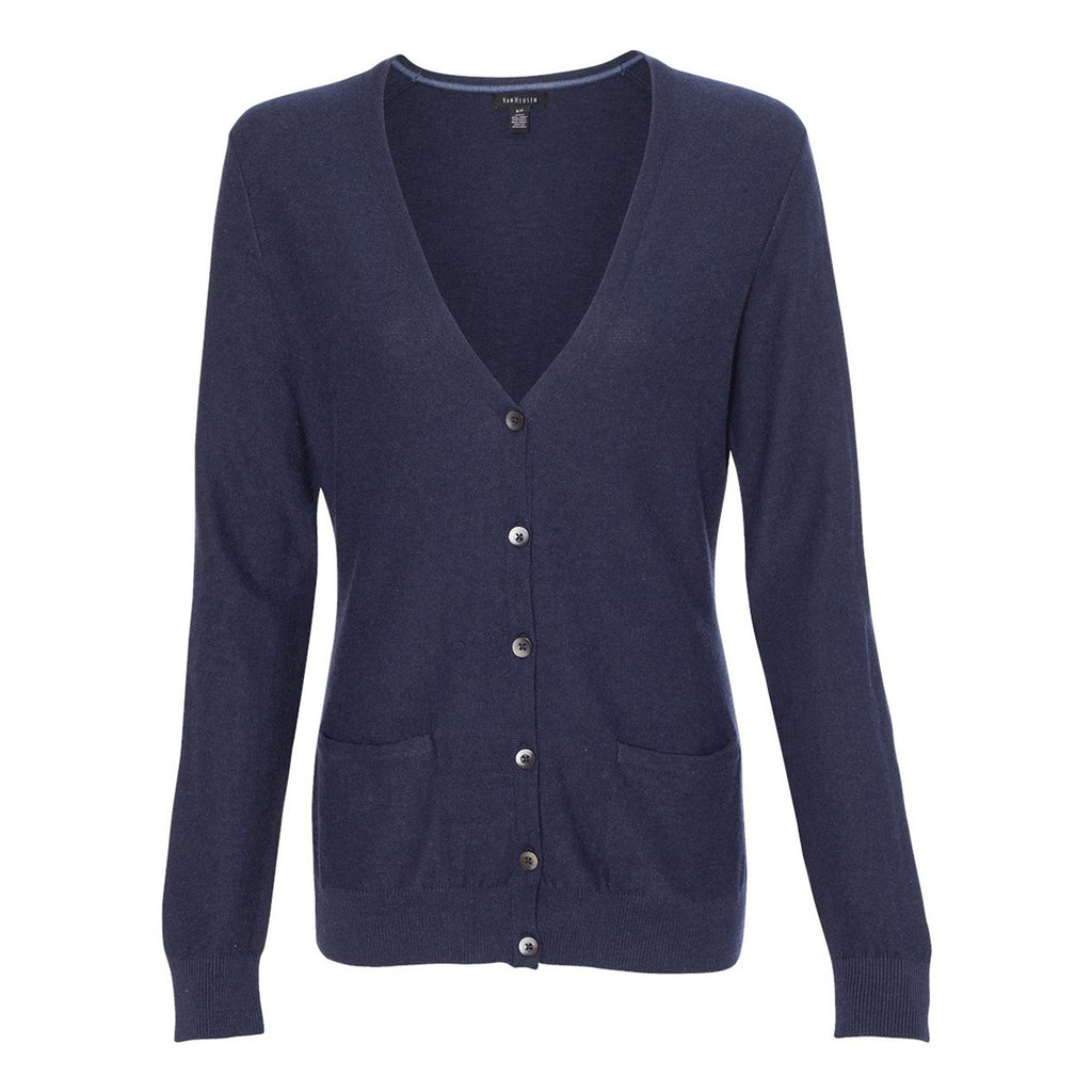 womens navy cardigan sweater