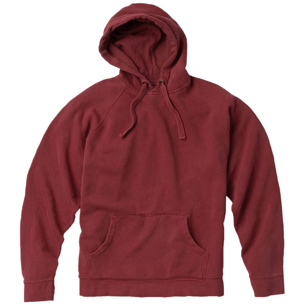 Comfort Colors Men's Crimson 9.5 oz. Hooded Sweatshirt