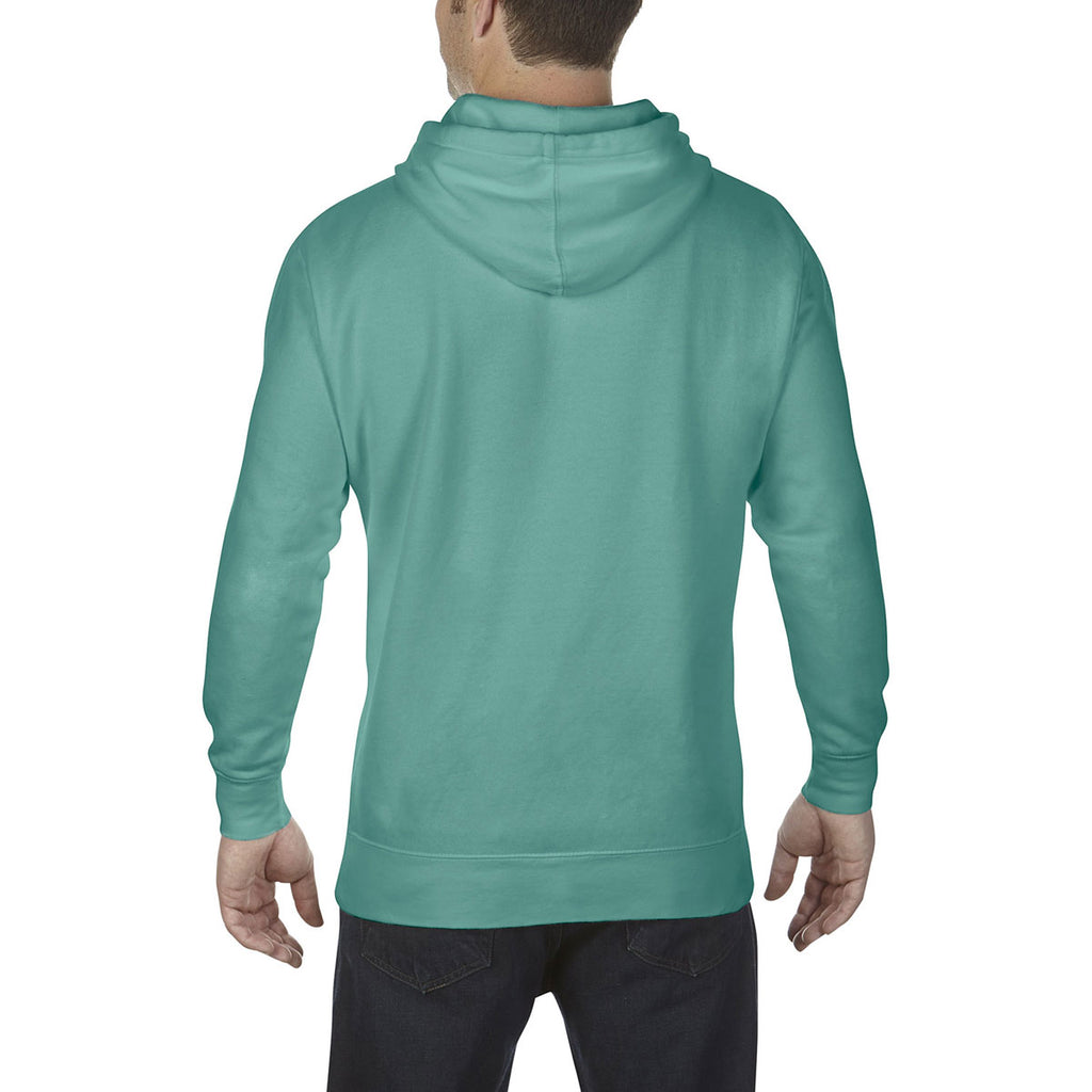 Comfort Colors Men S Seafoam 9 5 Oz Hooded Sweatshirt