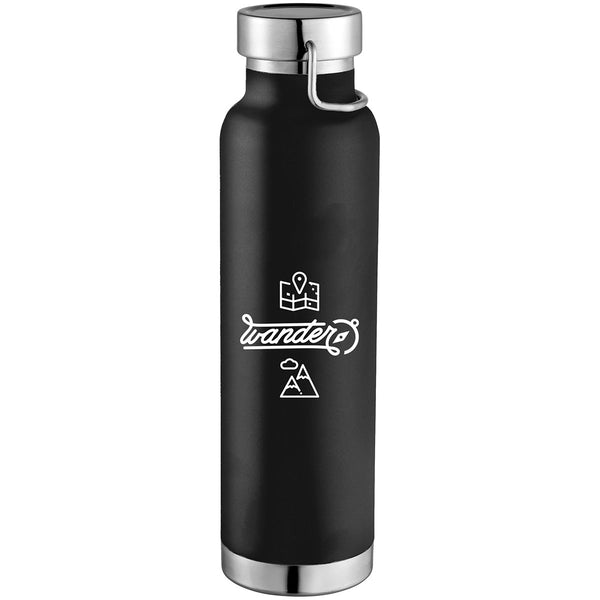 Custom Leed's Water Bottle Black | Corporate Water Bottles | Merch