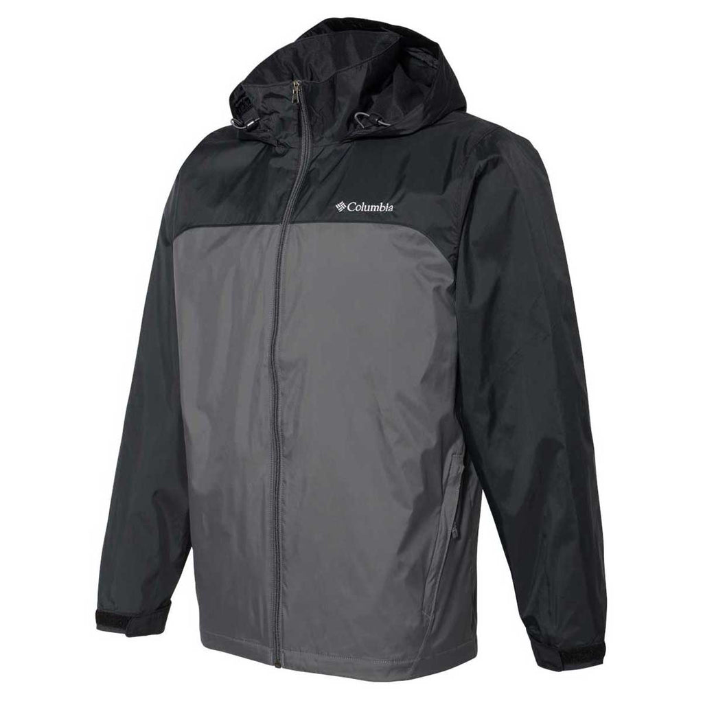 black columbia rain jacket mens