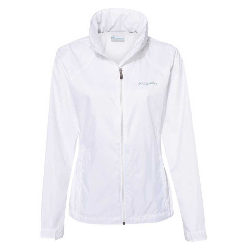 womens white columbia jacket