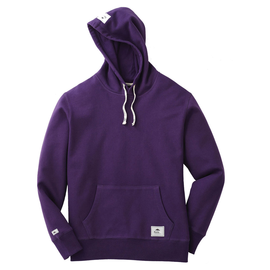 bright purple sweatshirt