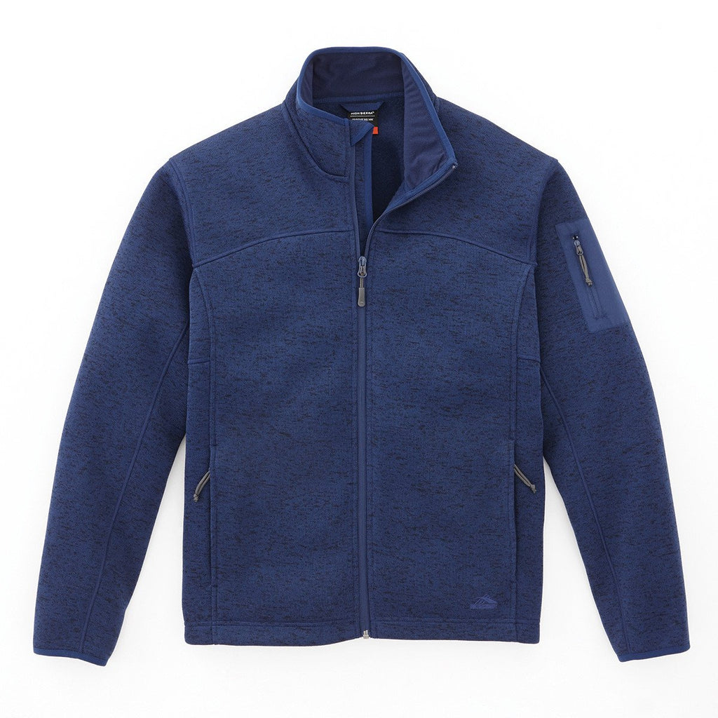 High Sierra Men's True Navy Funston Knit Full Zip