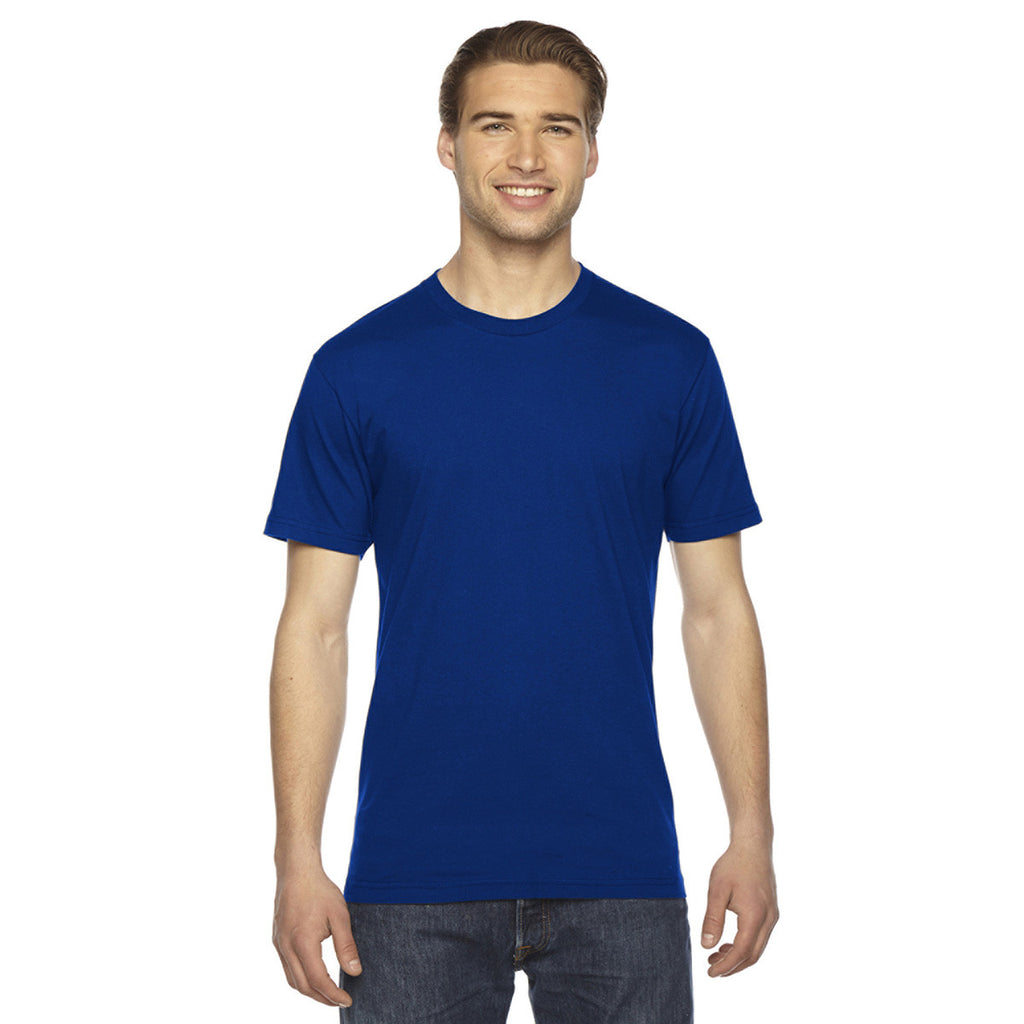 American Apparel Unisex Lapis Fine Jersey Short-Sleeve T-Shirt