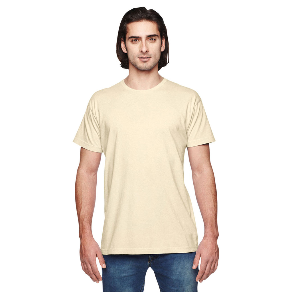American Apparel Unisex Creme Power Washed T-Shirt