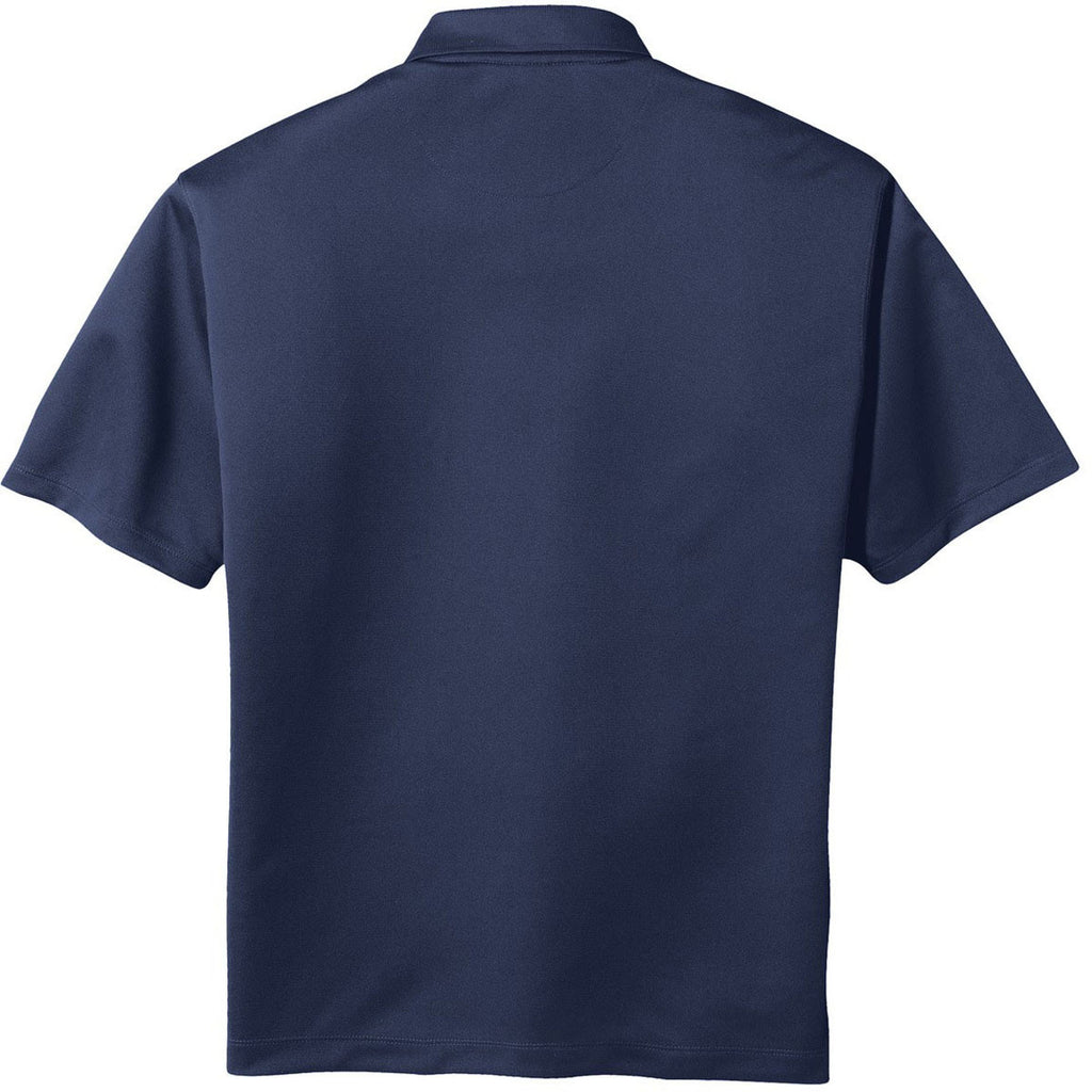 navy blue nike dri fit shirt