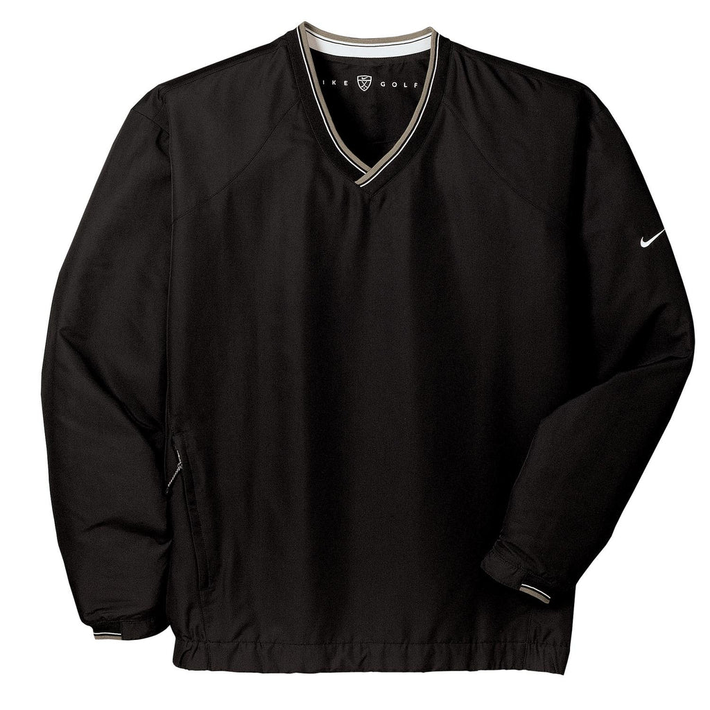 Nike Golf Men's Black V-Neck L/S Wind Shirt