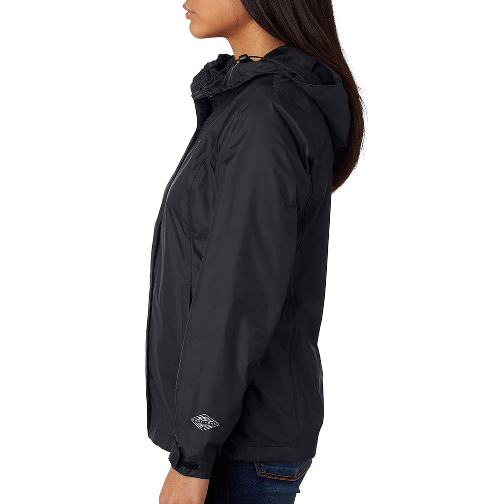 columbia rain jacket womens black