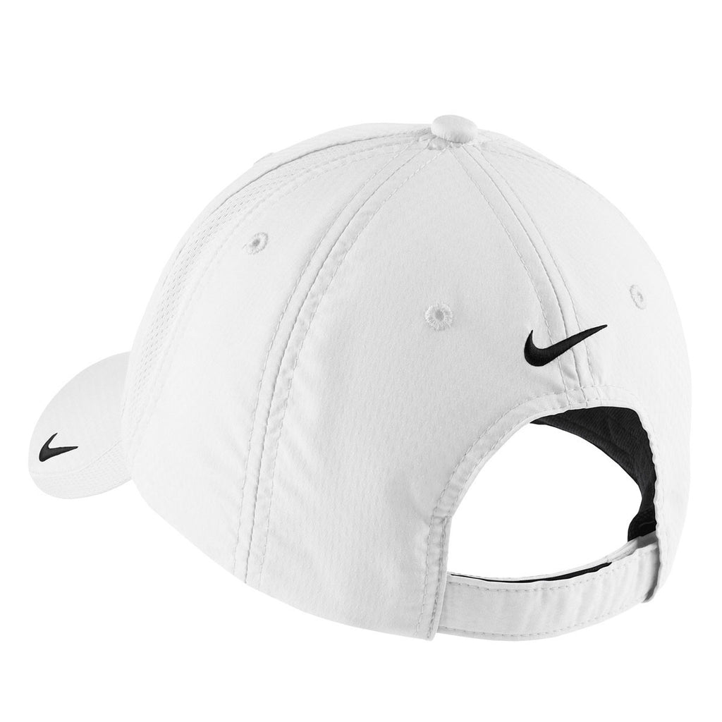 Abolido colisión provocar Nike Golf White Sphere Dry Cap