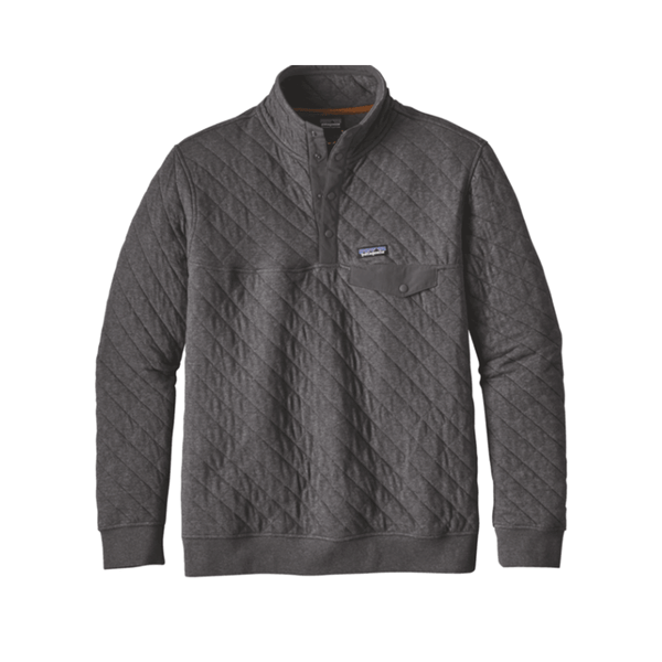 mens quilted pullover