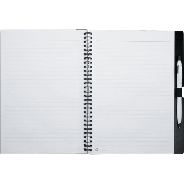 JournalBooks Black Essence Large Notebook (pen not included)