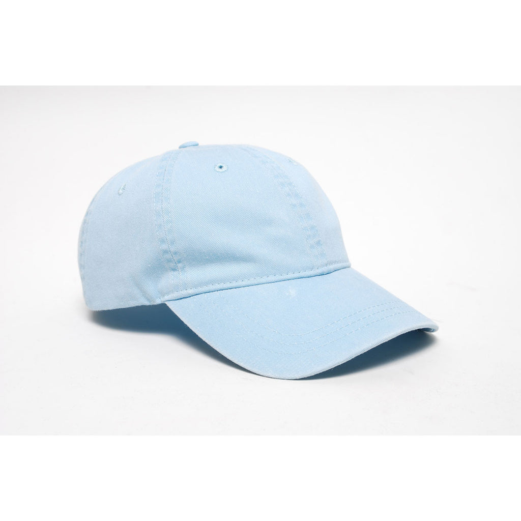 Pacific Headwear Caribbean Blue Velcro Adjustable Washed Pigment Dyed