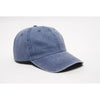 Pacific Headwear Navy Velcro Adjustable Washed Pigment Dyed Cap
