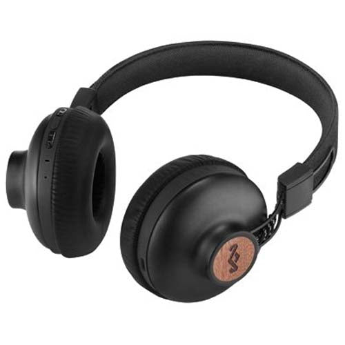 Black Positive Vibrations Bluetooth Headphones