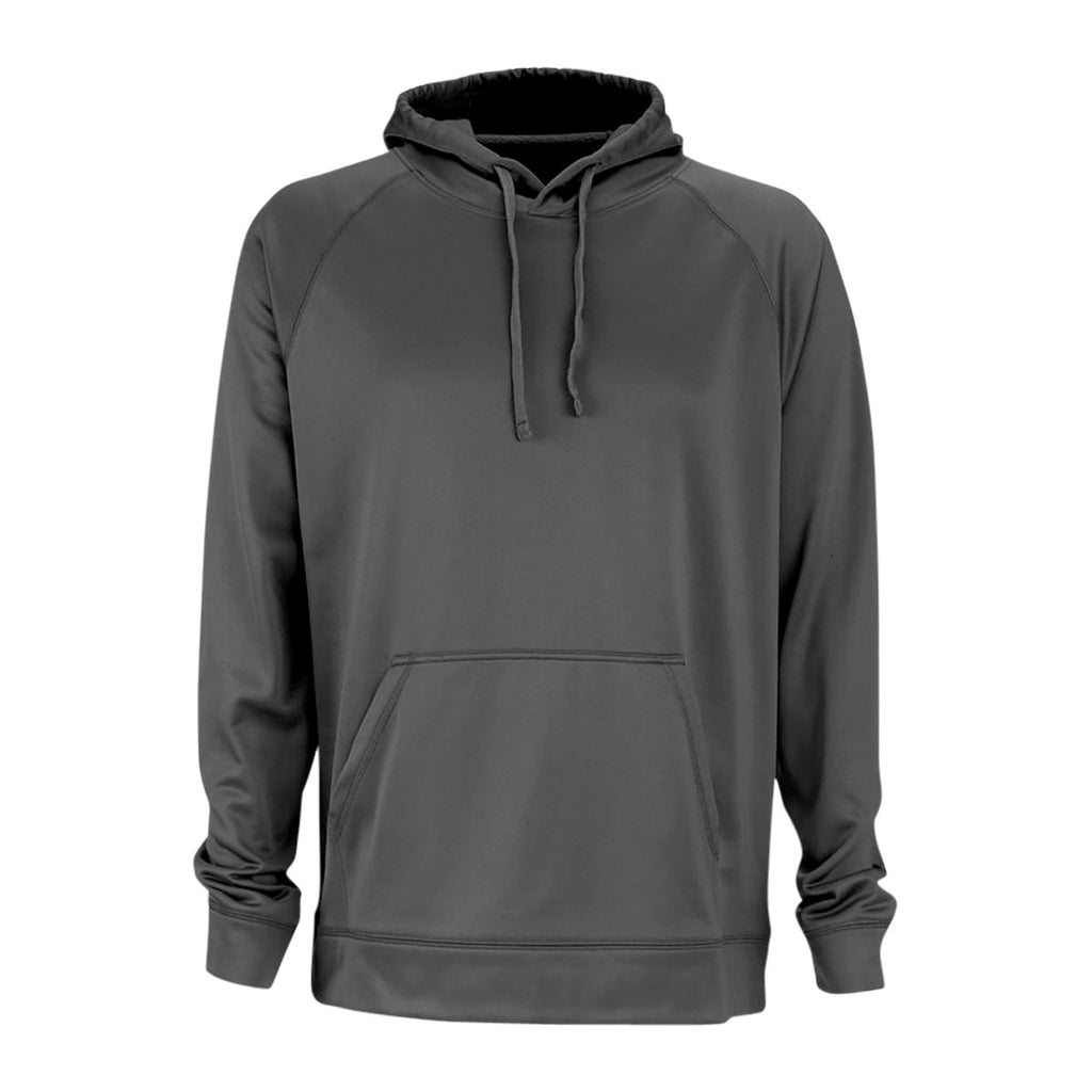 Dark Grey Micro-Fleece Pullover Hoodie