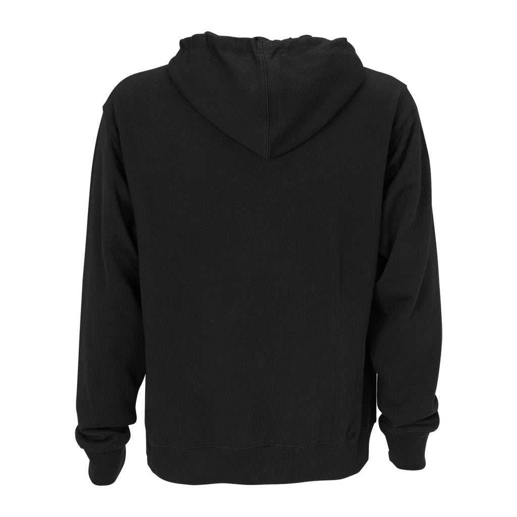 Download Vantage Men's Black Premium Lightweight Fleece Pullover Hoodie