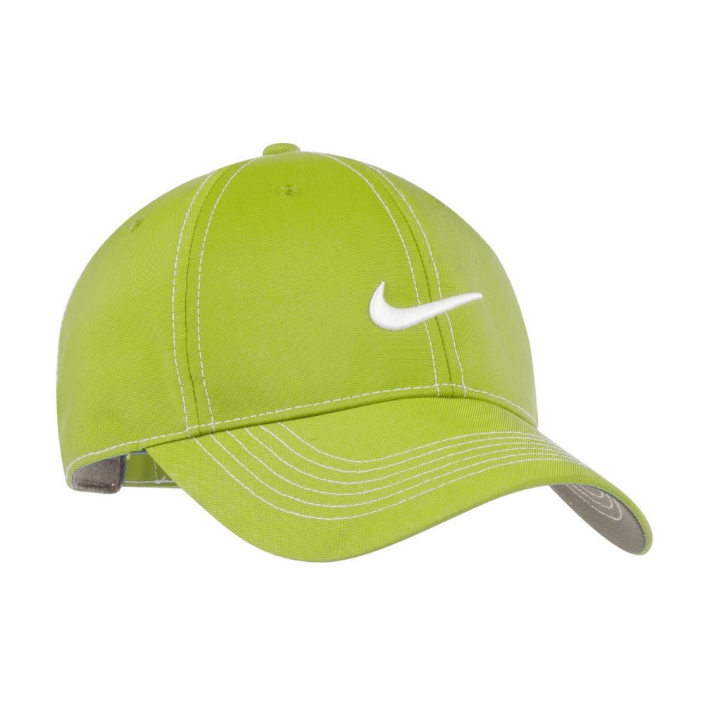 Nike Golf Light Green Swoosh Front Cap