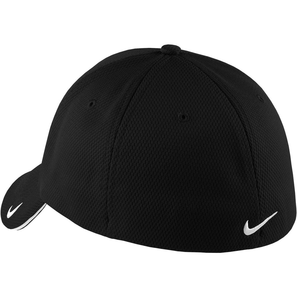 Nike Golf Black Dri-FIT Mesh Flex Cap