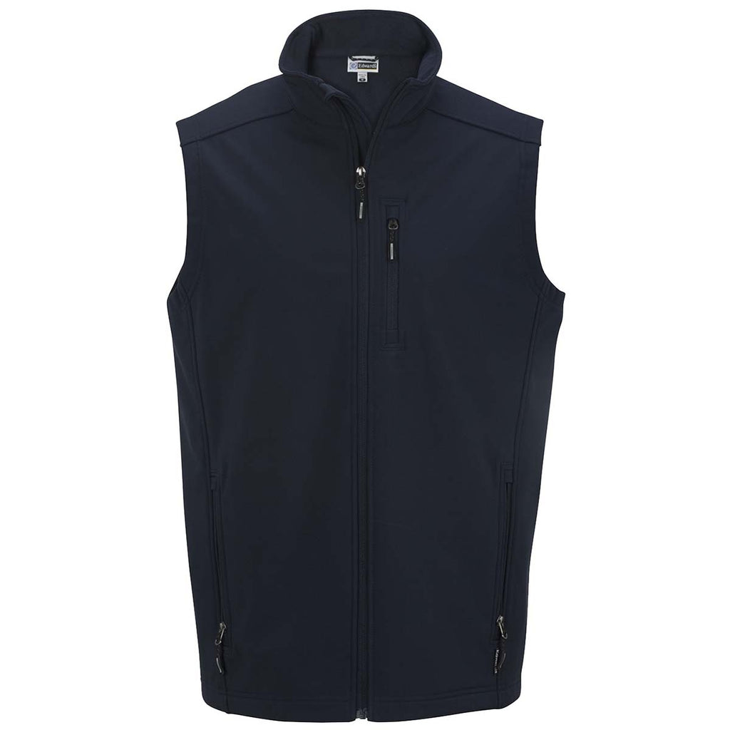 Edwards Men's Navy Soft Shell Vest