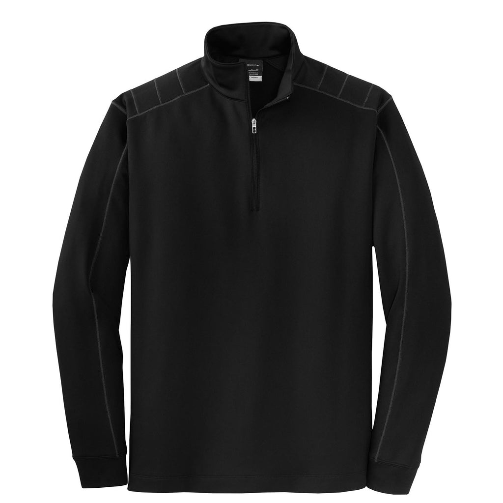 Nike Golf Men's Black/Grey Dri-FIT L/S Quarter Zip