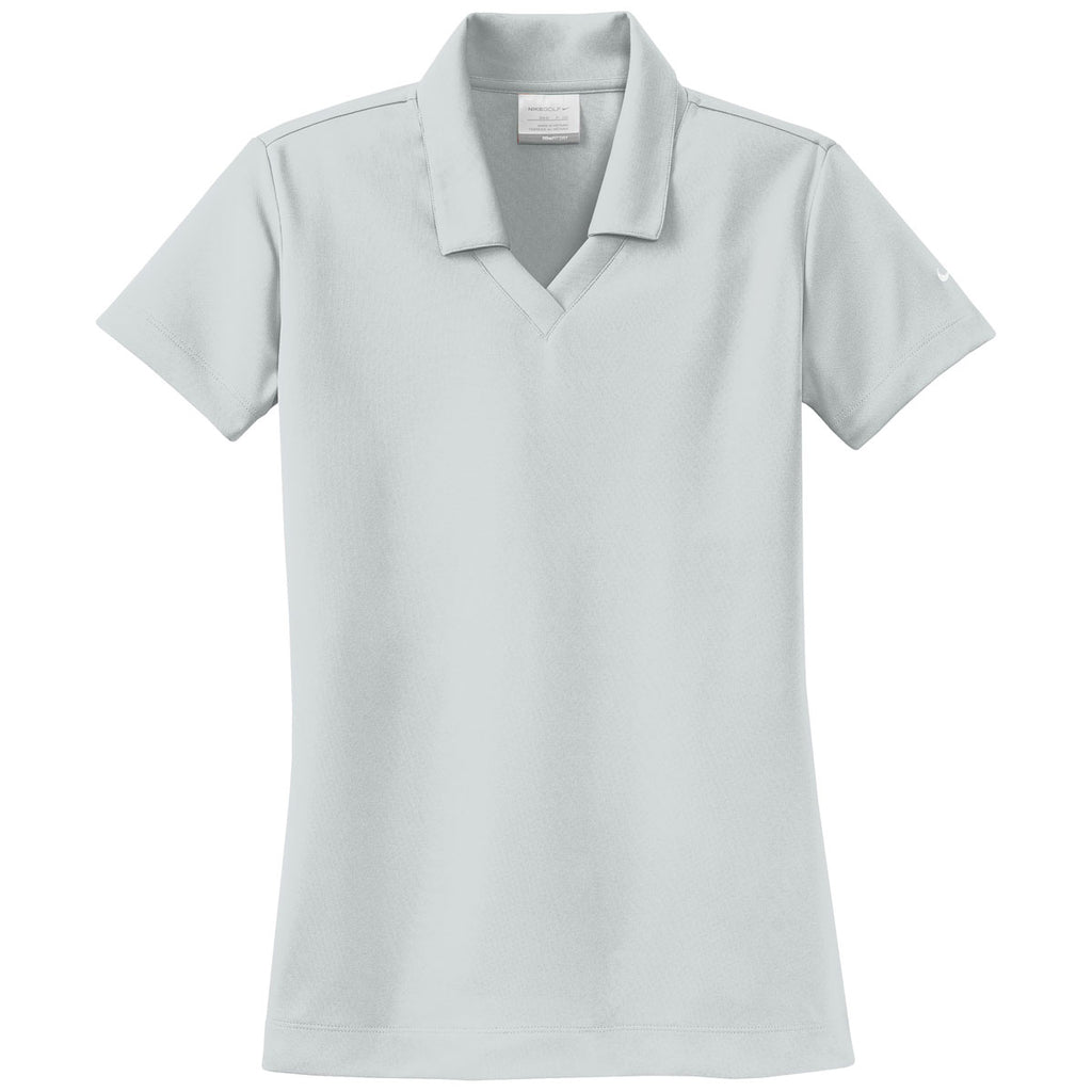 women's black dri fit polo