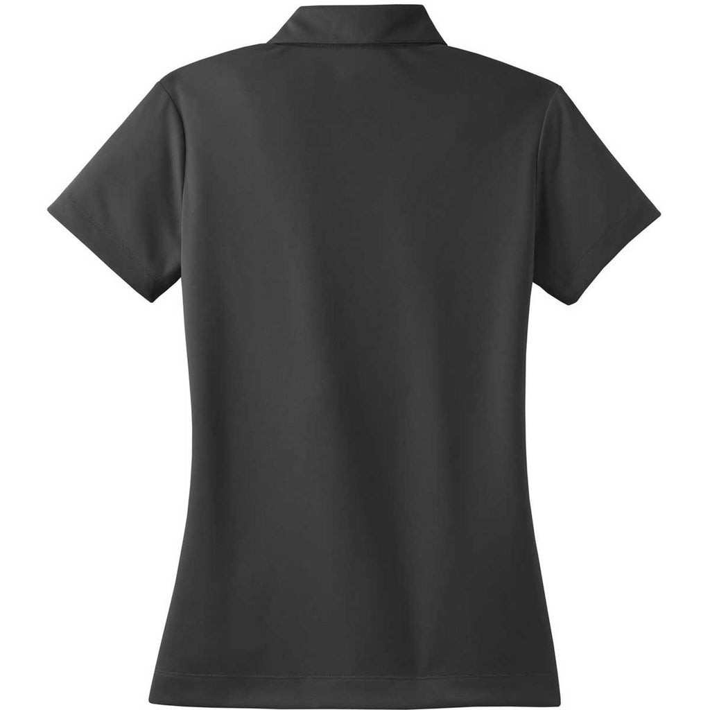 womens gray polo