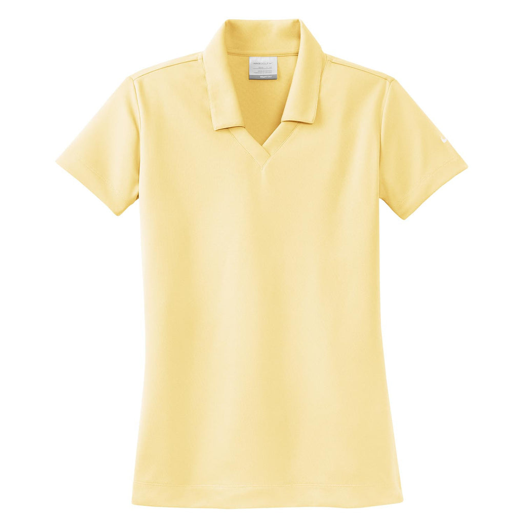 yellow nike polo