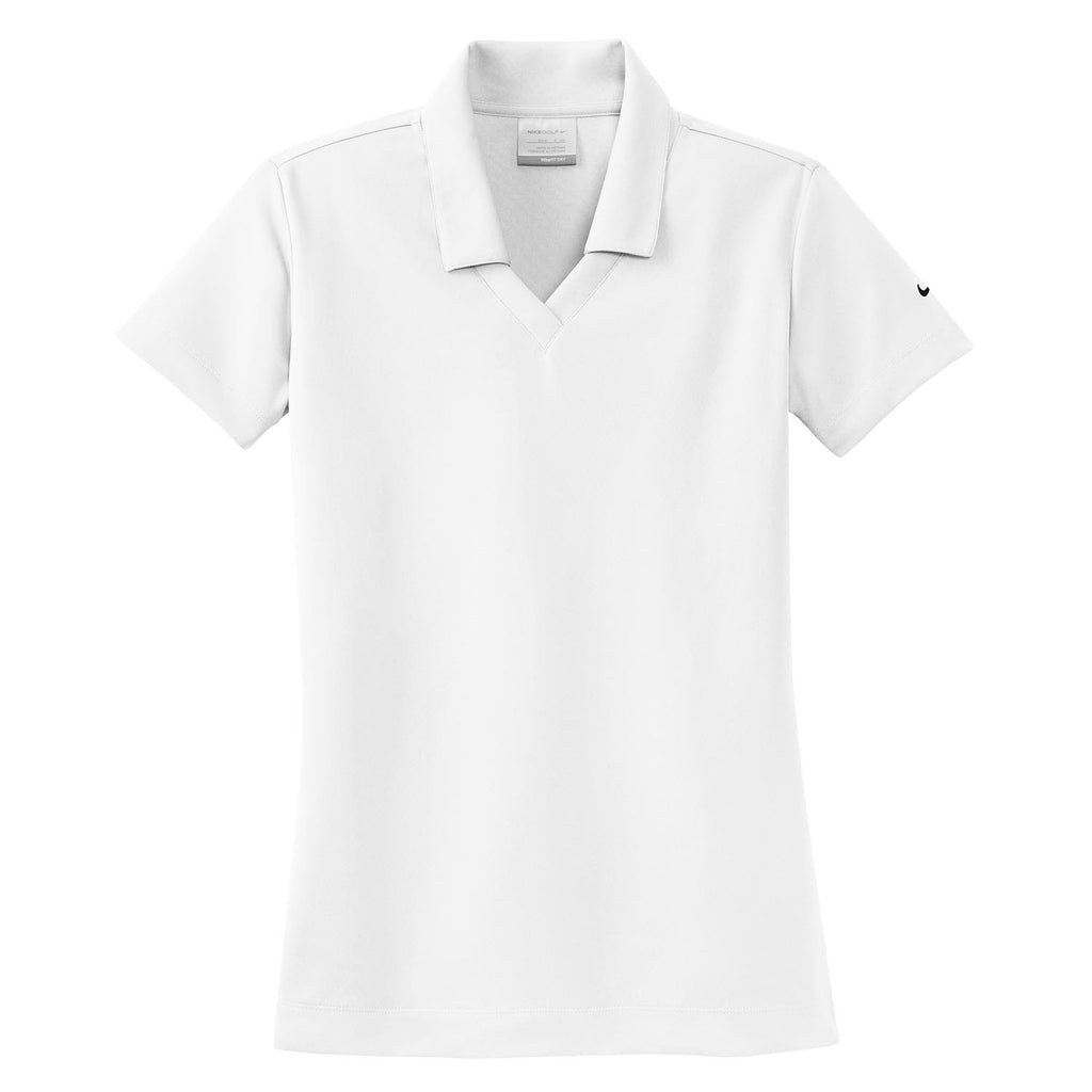 White Dri-FIT S/S Micro Pique Polo