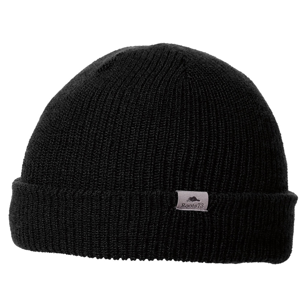 black knit toque