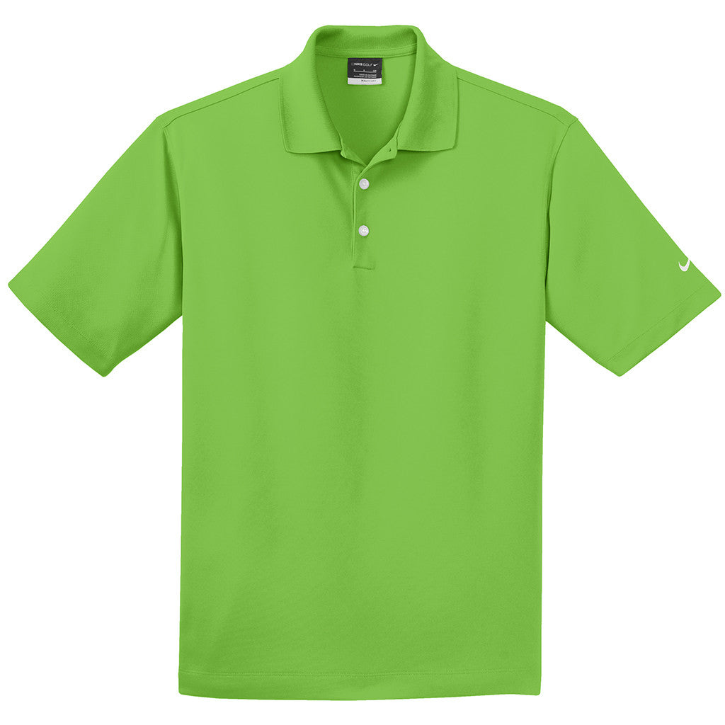 green dri fit polo