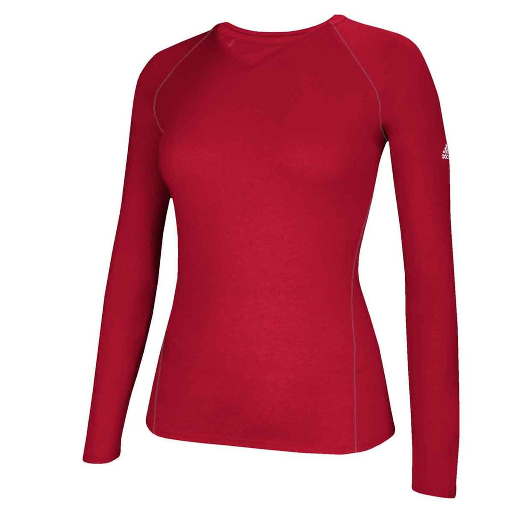 adidas women's climalite long sleeve tee