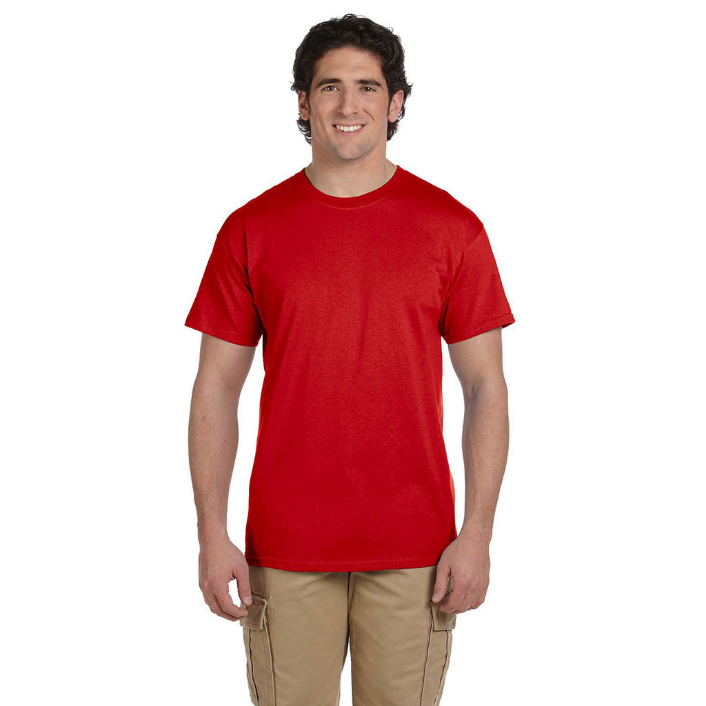 fruit of the loom red t shirt