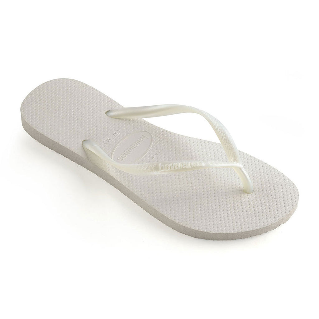 womens white havaianas flip flops