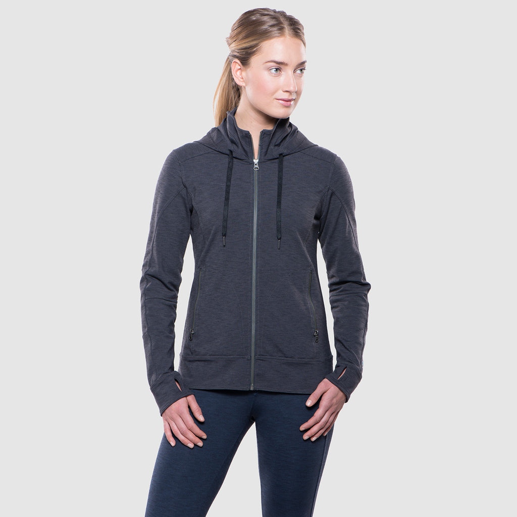 KUHL Women's Charcoal Heather Mova Hoody