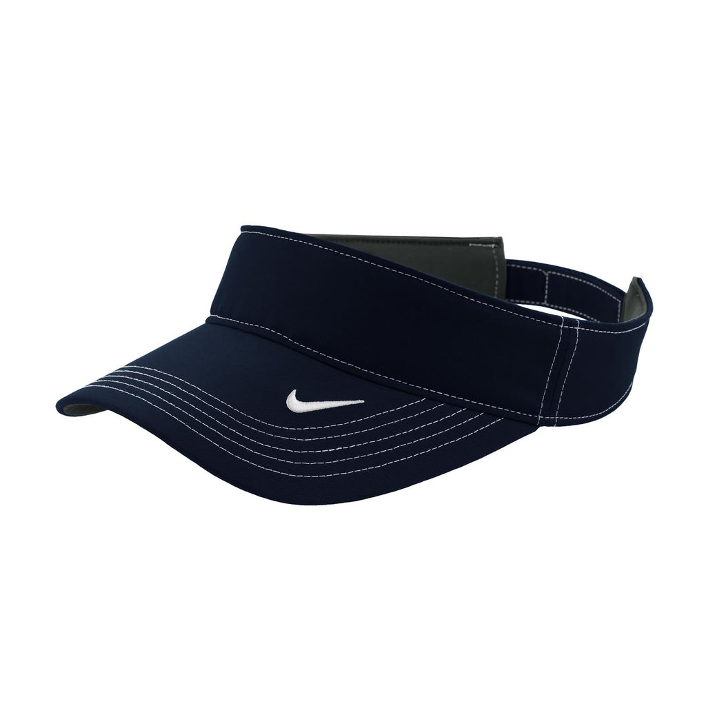 navy nike visor