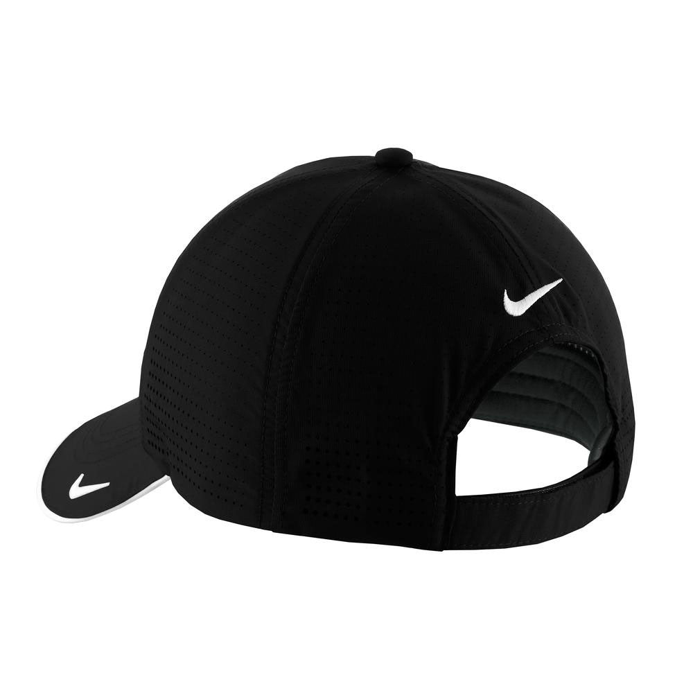 Nike Golf Dri-FIT Black Swoosh Perforated Cap