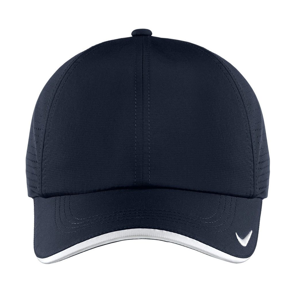 Nike Golf Navy Dri-FIT Swoosh Perforated