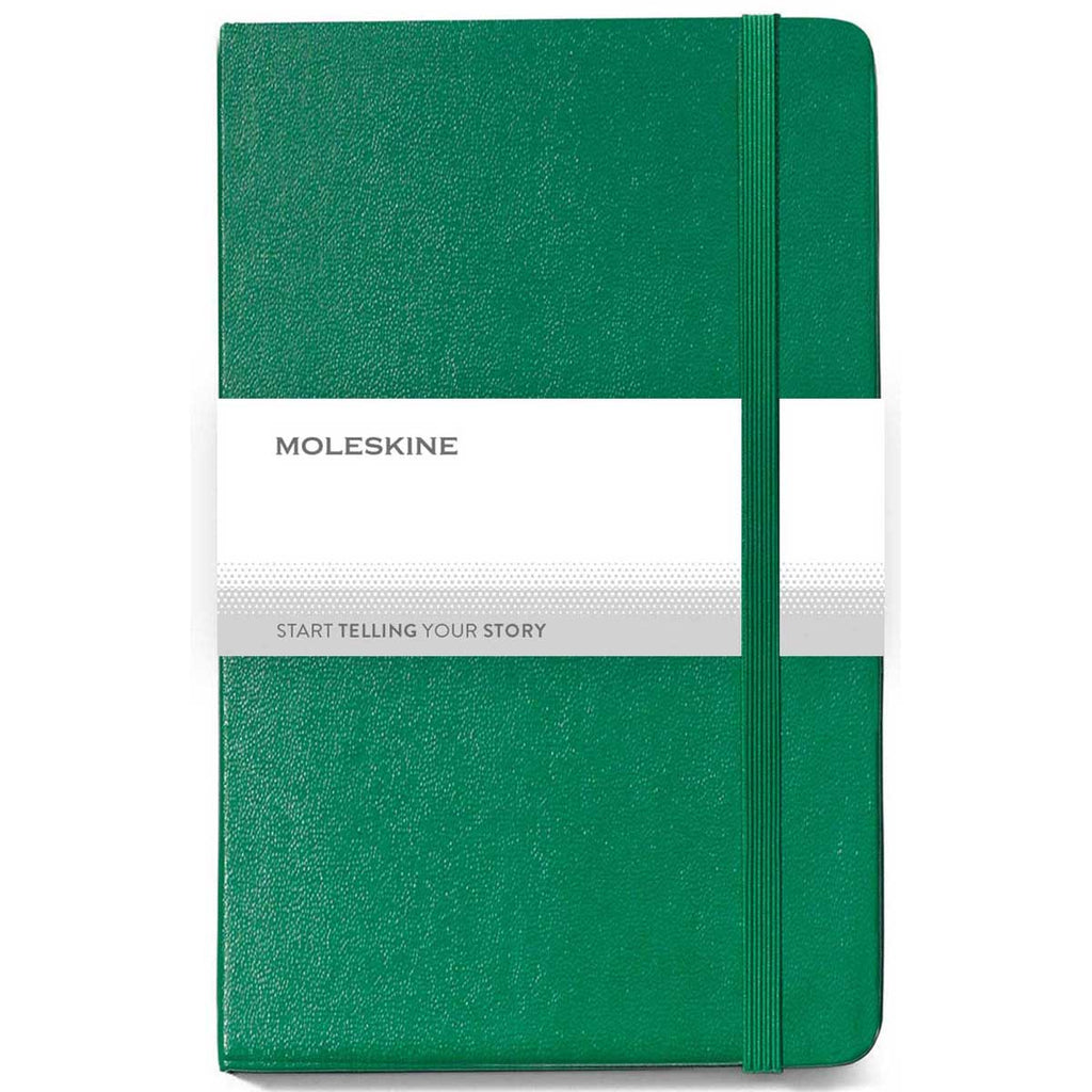 Moleskine Oxide Green Hard Cover Ruled Large Notebook (5