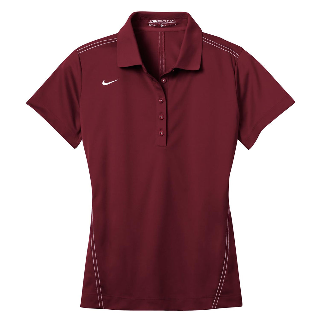 red nike polo shirt