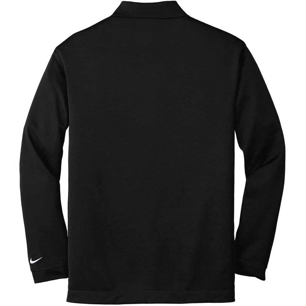 Black Dri-FIT L/S Stretch Tech Polo