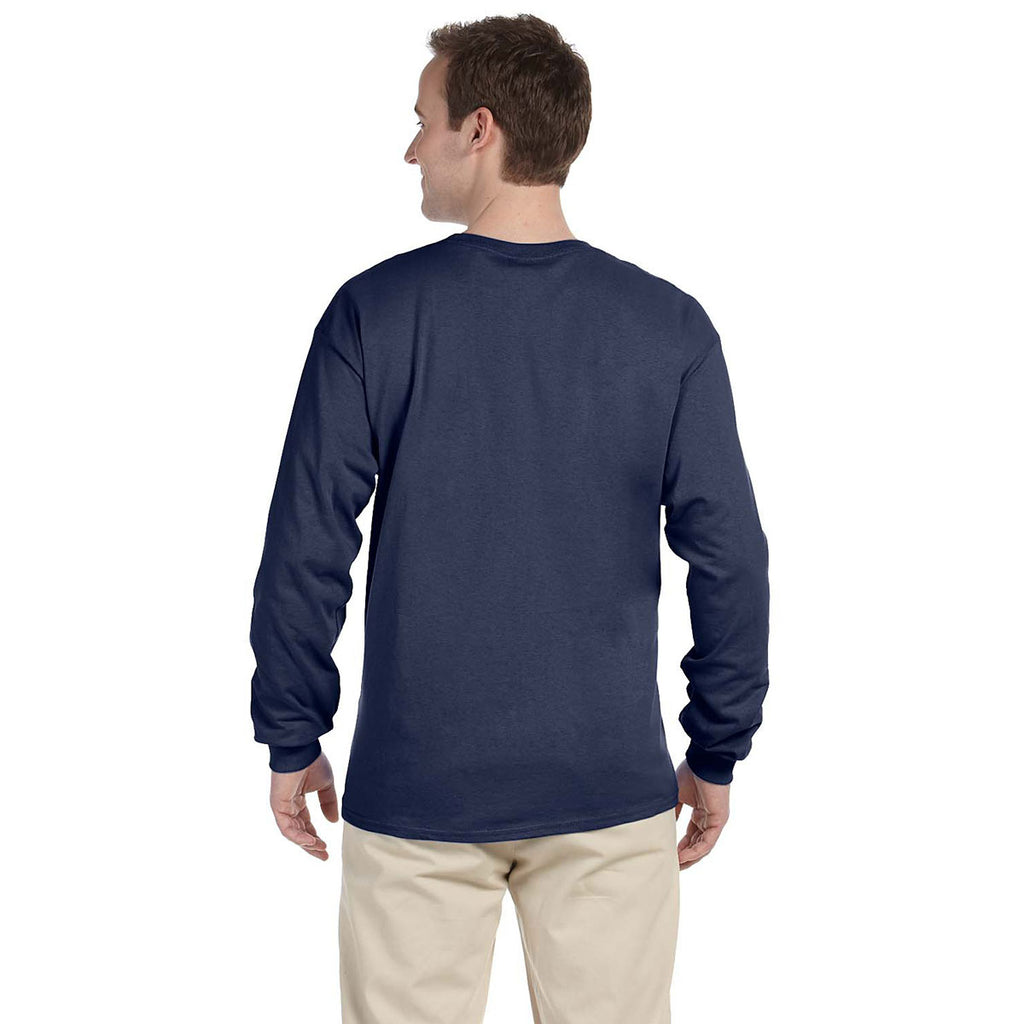 Download Fruit of the Loom Men's Denim 5 oz. HD Cotton Long-Sleeve ...