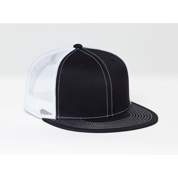 Download Pacific Headwear Black/White D-Series Snapback Trucker ...