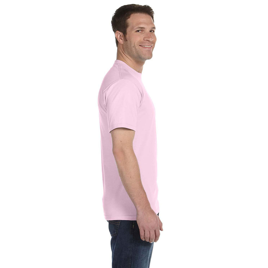 pink t shirt hanes