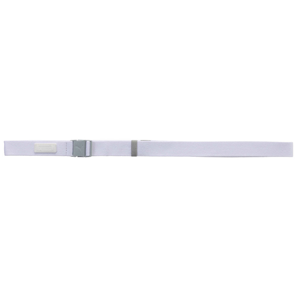 white puma golf belt