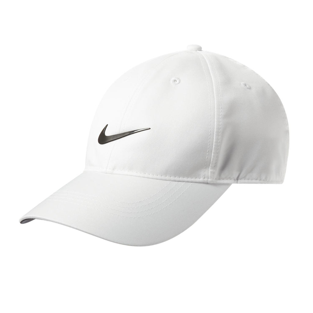 white dri fit hat