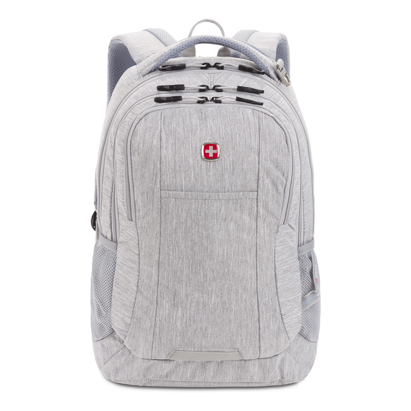 Swissgear Backpack - Light Heather Grey | Custom logo Laptop Backpack