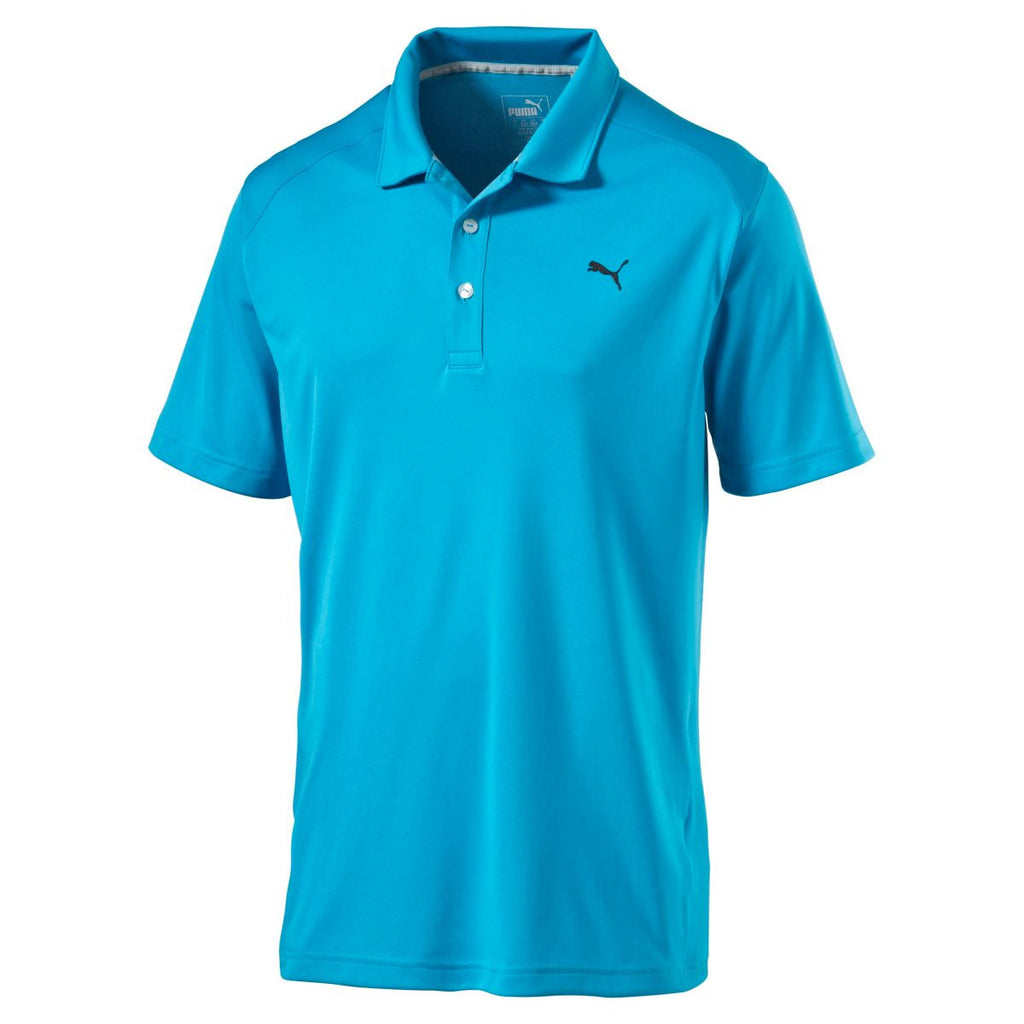 Puma Golf Men's Hawaiian Ocean Essential Pounce Golf Polo