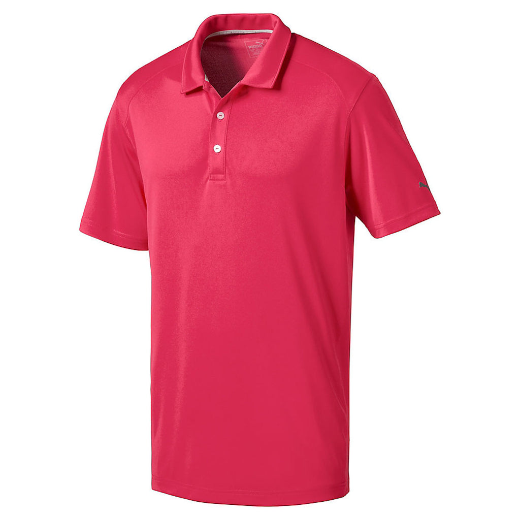 pink puma golf shirt